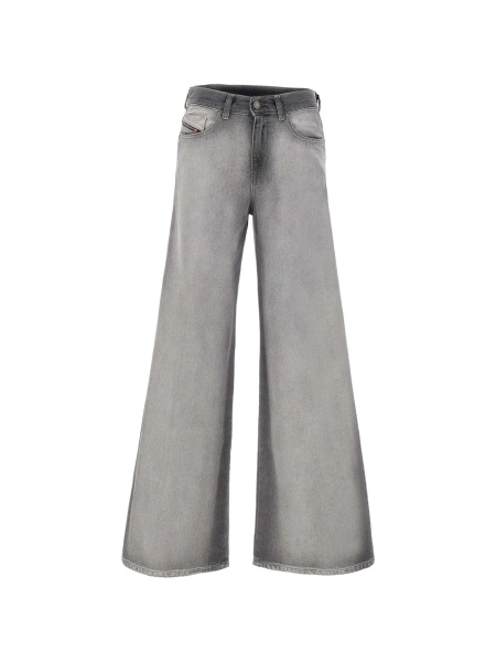 Blugi evazati Diesel gri