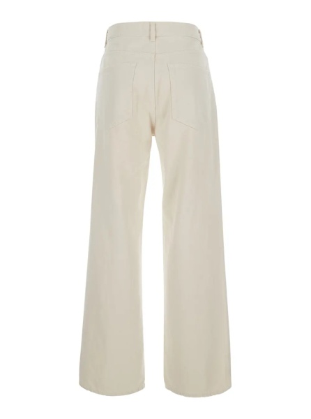 Blugi 'Fargo' White Jwans with Five-Pocket Design in Denim for Women