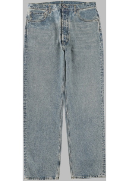 Blugi Jeans A Gamba Dritta Taped