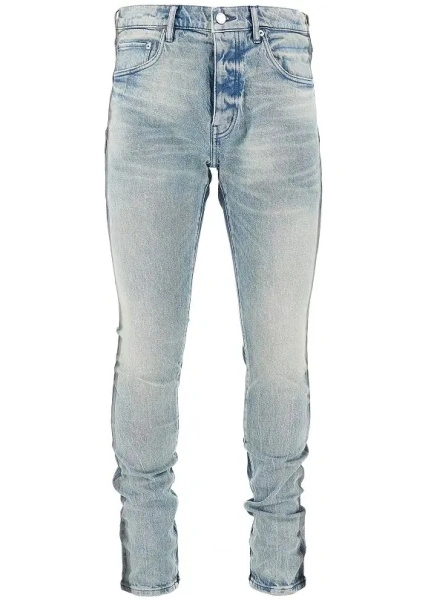 Blugi PURPLE BRAND albastri din denim