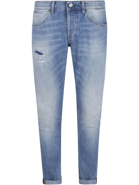 Blugi slim fit Dondup albastri