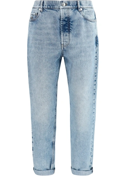 Blugi Straight-leg turn-up Jeans