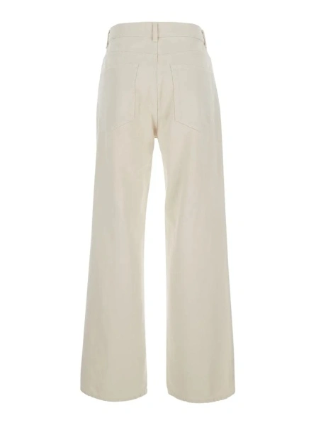 Blugi THE ROW albi din denim