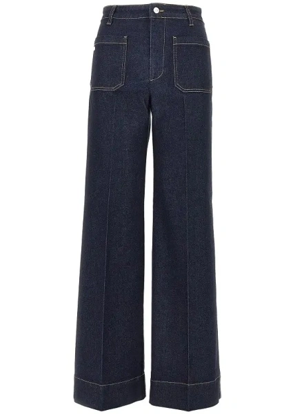 Blugi Victoria Beckham albastri