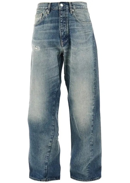 Blugi Wide Fit jeans with twisted seams