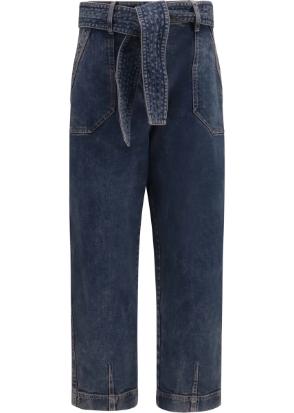 Blugi Wide-leg Jeans with belt