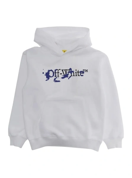Bluza de trening Off-White alba din bumbac
