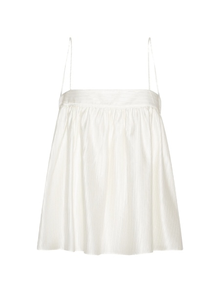 Bluza ROTATE Birger Christensen alba din vascoza