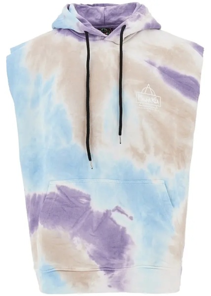Bluza trening 'Beach and Snow' tie-dye sleeveless hoodie