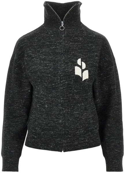Bluza trening Mouliné knitted full-zip sweatshirt