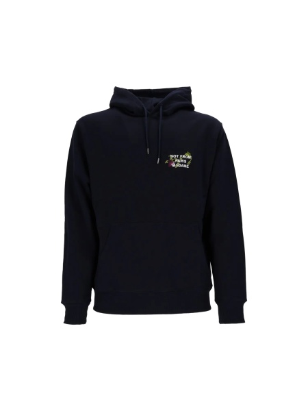 Bluza trening NAVY Vine Embroidered Slogan Hoodie