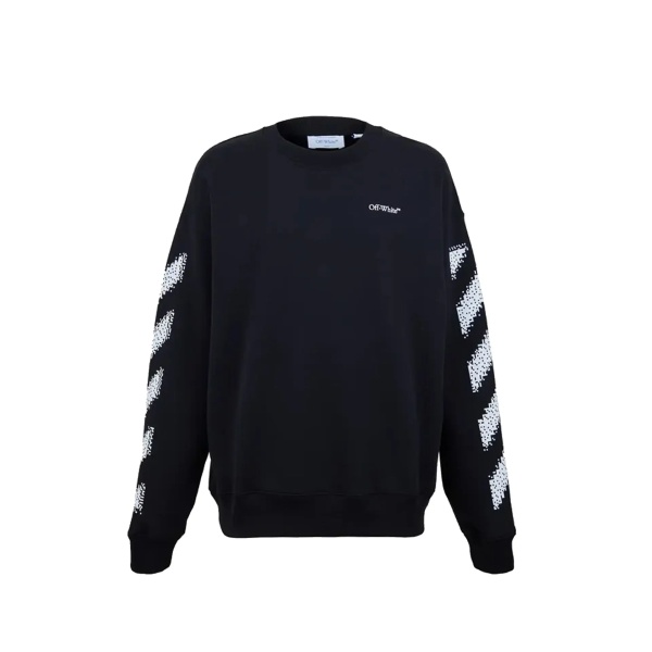 Bluza trening Off White Pixel Diag Sweatshirt