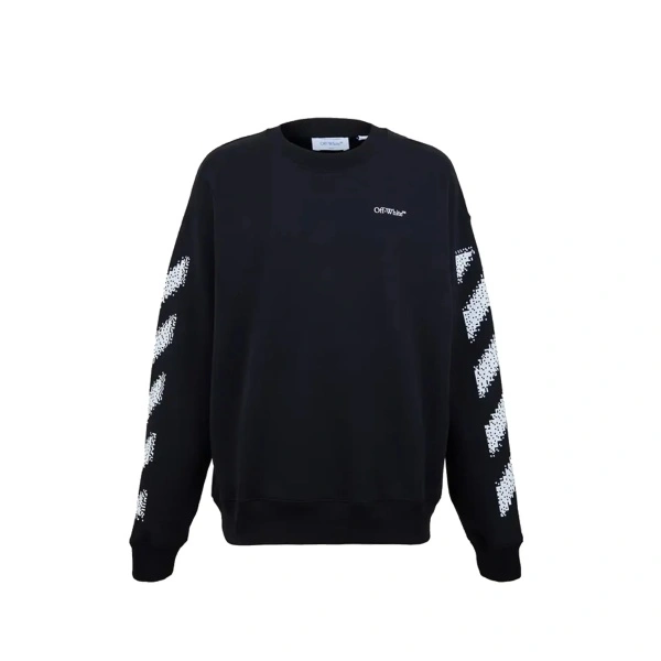 Bluza trening Off White Pixel Diag Sweatshirt