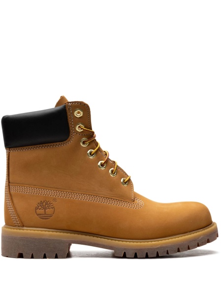 Bocanci Timberland portocalii din piele