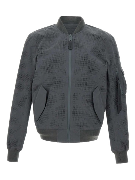 Bomber jacket Alpha Industries gri din polyester