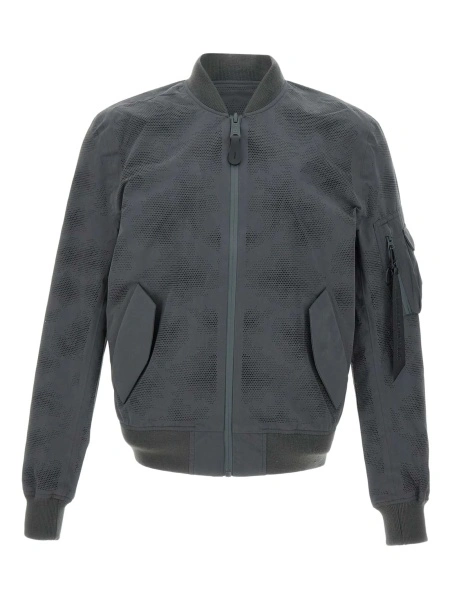 Bomber jacket Alpha Industries gri din polyester