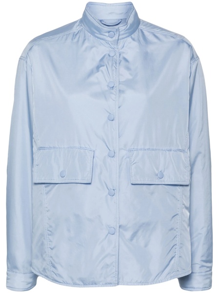 Bomber jacket Aspesi albastra din poliamida
