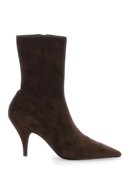 Botine Jeffrey Campbell maro din piele