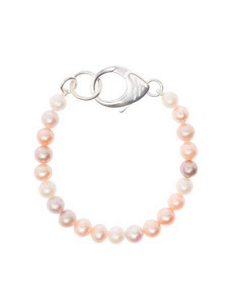 Bratari Bracelet with a mix of pink pearls in silver and pink freshwater pearls for women