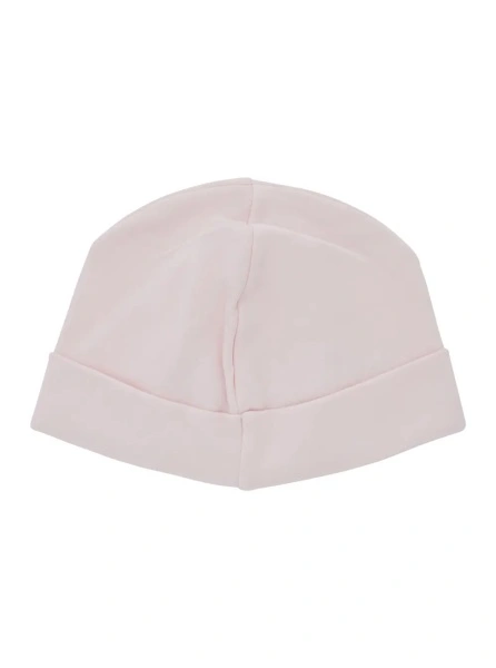 Caciula Cotton hat with embroidered logo and white visor for boy