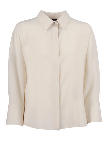 Camasa BISTRETCH WOOL 3/4 SLEEVE SHIRT,TULLE AND FILO DIAMANTE