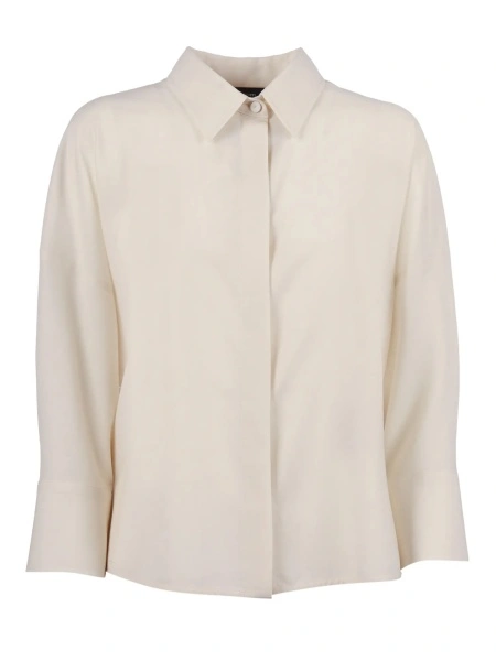 Camasa BISTRETCH WOOL 3/4 SLEEVE SHIRT,TULLE AND FILO DIAMANTE