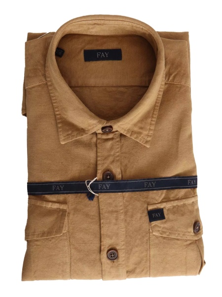 Camasa casual Brown over shirt