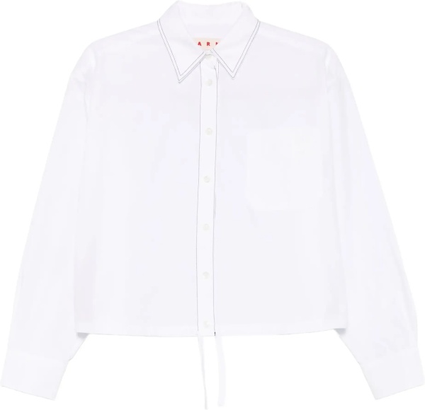 Camasa casual Cropped long-sleeve Shirt