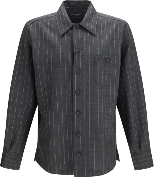 Camasa casual Pinstripe wool Shirt