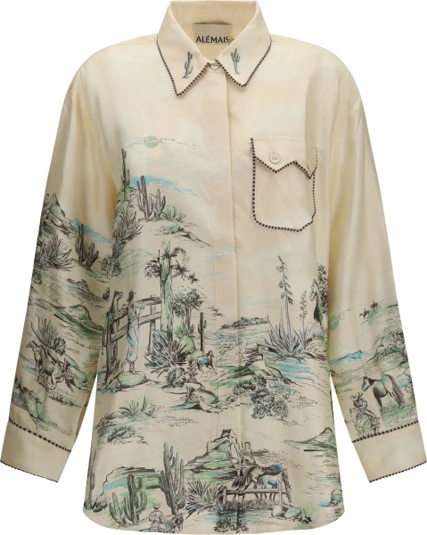 Camasa casual Scout silk twill Shirt