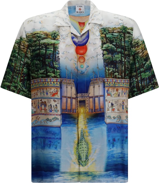 Camasa casual Trompe L’Oeil printed Shirt