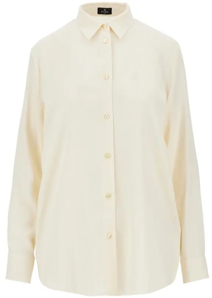 Camasa Jacquard silk-blend shirt