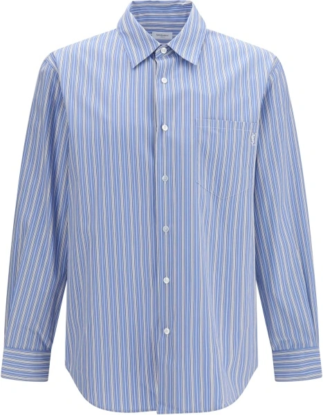 Camasa office Saint Laurent multicolor din bumbac
