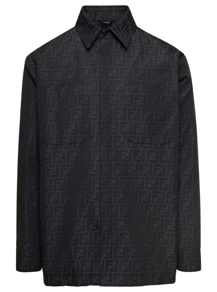 Camasa OVERSHIRT FENDI ZUCCA JACQUARD
