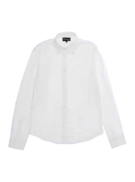 Camasa White Shirt Emporio Armani Kids in high-quality fabric for boys and girls