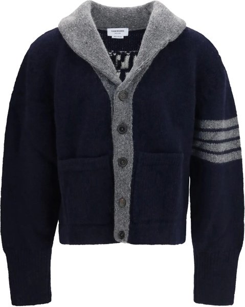 Cardigan Browne 65 Hooded jersey Cardigan