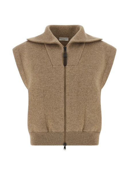 Cardigan Brunello Cucinelli neutru
