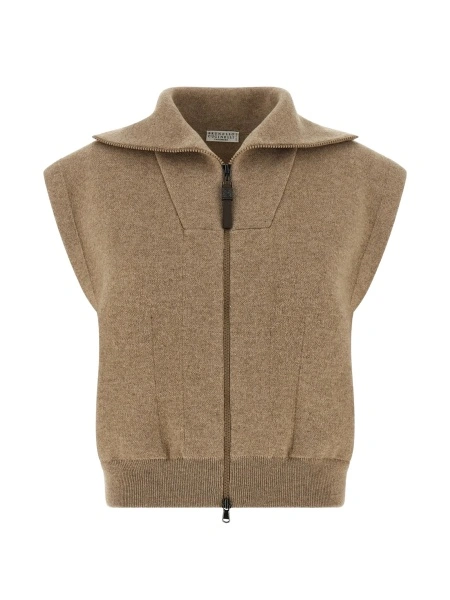 Cardigan Brunello Cucinelli neutru