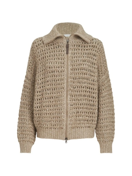 Cardigan Brunello Cucinelli neutru