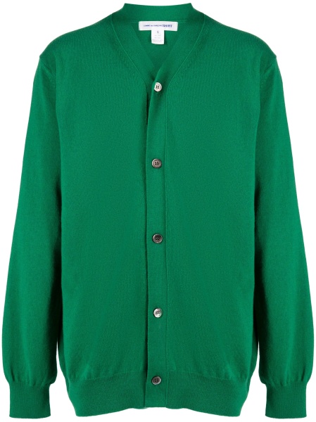 Cardigan Comme des Garçons verde
