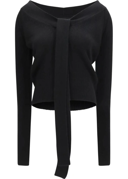 Cardigan Ermanno Scervino negru din casmir