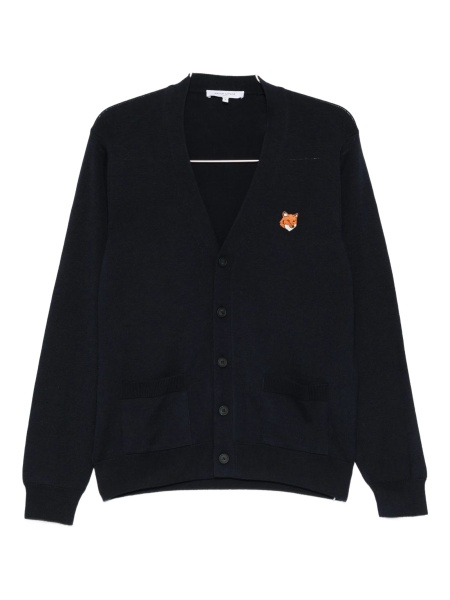 Cardigan MAISON KITSUNÉ albastru