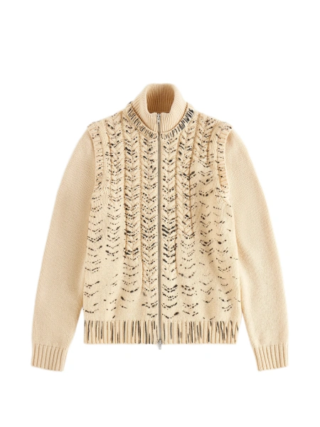 Cardigan Maison Margiela neutru din lana