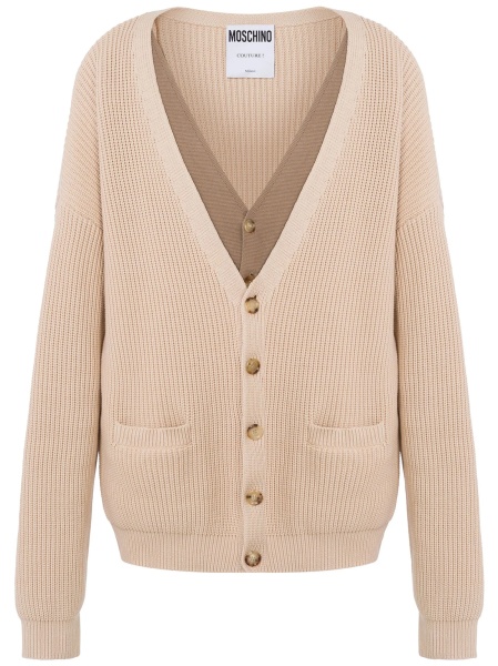 Cardigan Moschino neutru