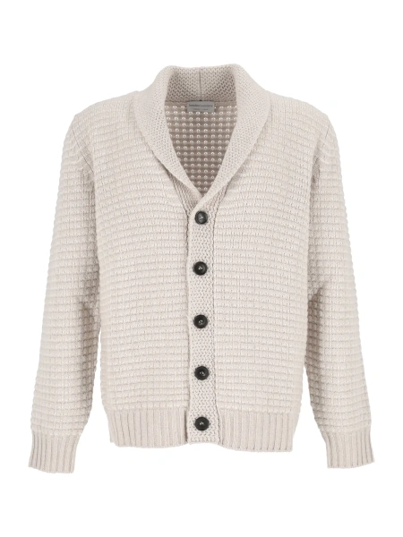 Cardigan Shawl-collar knit cardigan