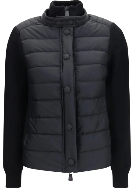 Cardigane Padded wool-blend Cardigan