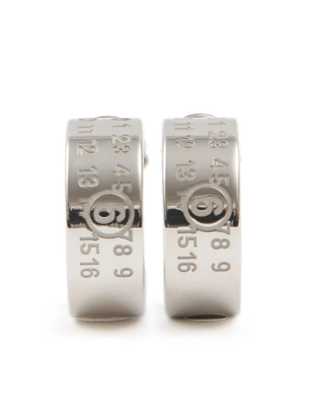 Cercei MM6 Maison Margiela argintii