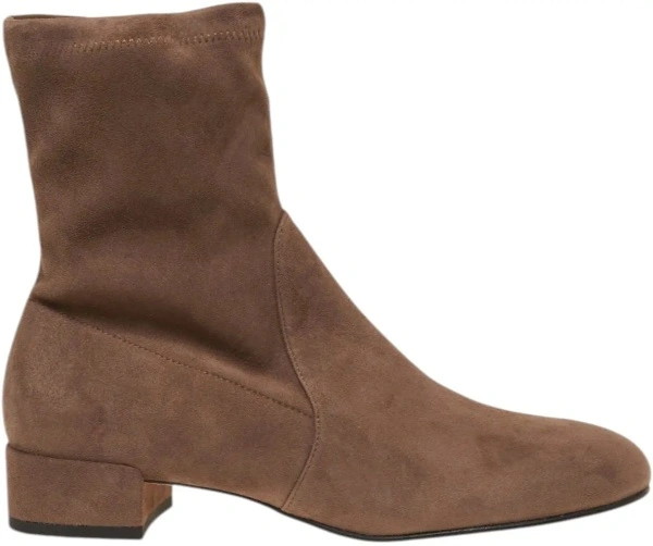Cizme de iarna Stuart Weitzman maro din piele intoarsa