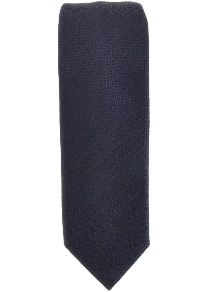 Cravate Silk necktie with jacquard motif