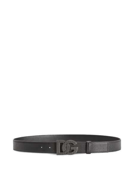 Curea Dolce & Gabbana neagra din piele